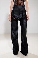 "Liminal" Lace and Leather Pants