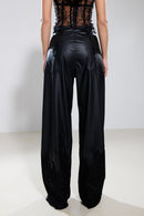 "Liminal" Lace and Leather Pants