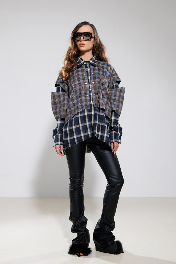 "Moon" Layered Shirt