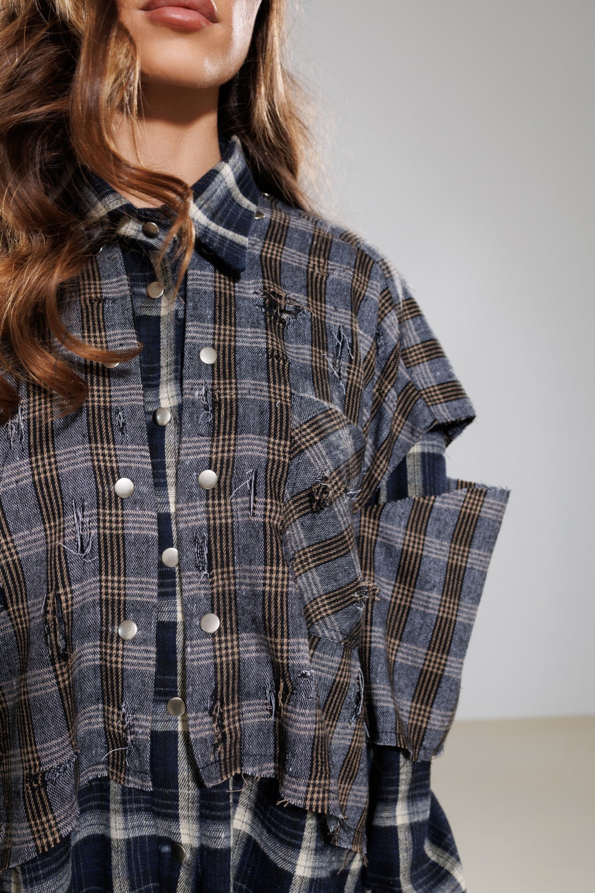 "Moon" Layered Shirt
