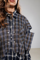 "Moon" Layered Shirt