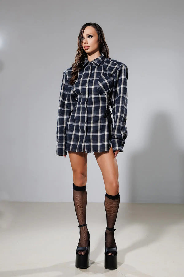 "Solstice" Wide Shoulders Shirt
