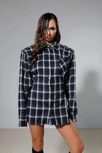 "Solstice" Wide Shoulders Shirt