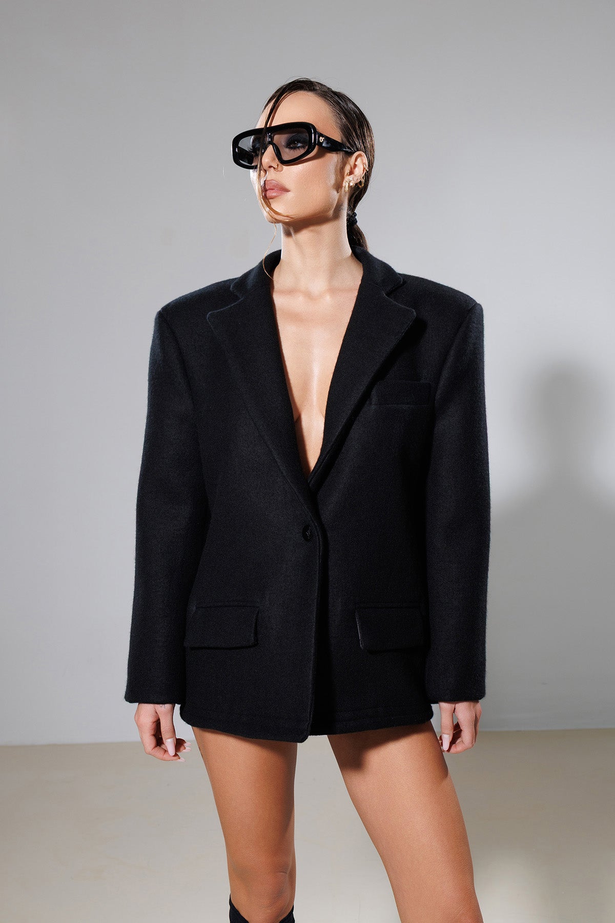 "Fortune" Detachable 2 Ways Wool Coat