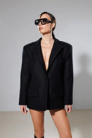 "Fortune" Detachable 2 Ways Wool Coat