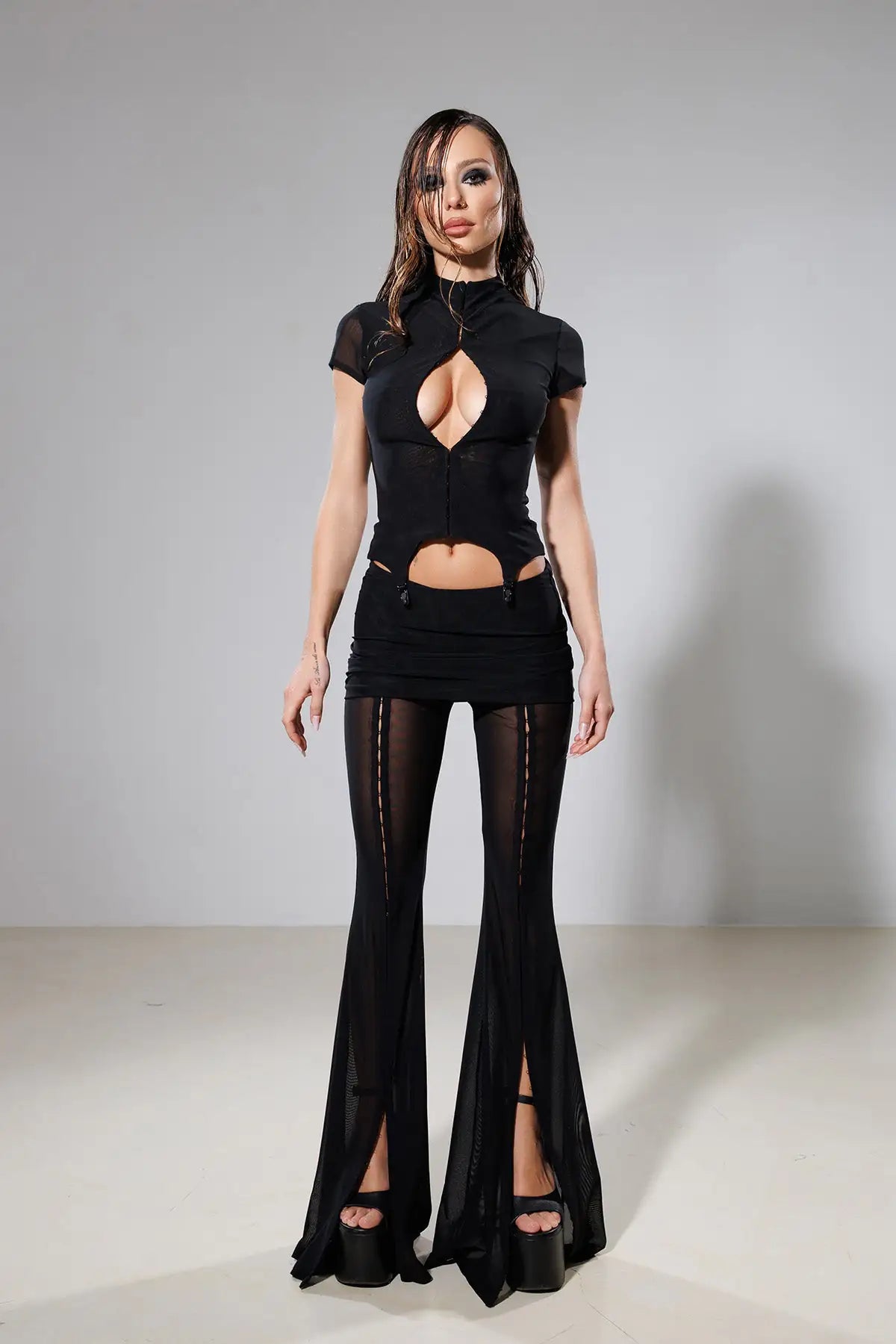 "Angelic" Mesh Co-Ord Pants