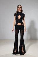 "Angelic" Mesh Co-Ord Pants