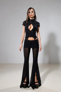"Angelic" Mesh Co-Ord Pants