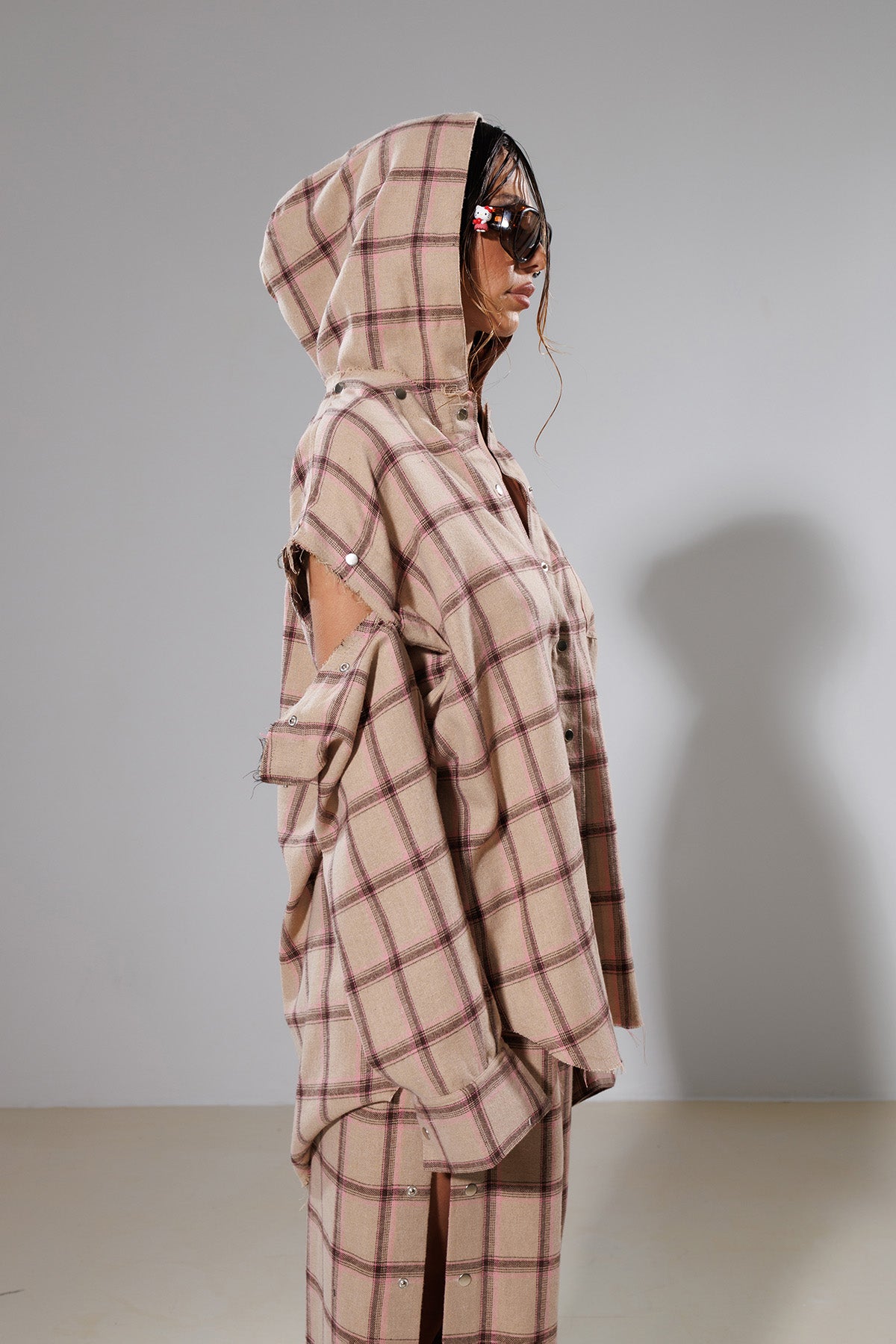 "Astral" Detachable Hooded Shirt