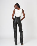 "Tulip" Faux Leather Pants