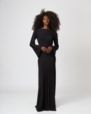 "Black-Eyed Susan" Open Back Maxi Beach Dress