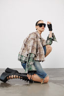 "Dual" Layered Plaid Shirt