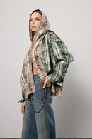 "Stay weird" Hooded Layer Shirt