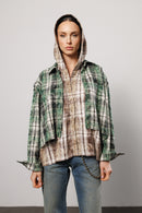 "Stay weird" Hooded Layer Shirt