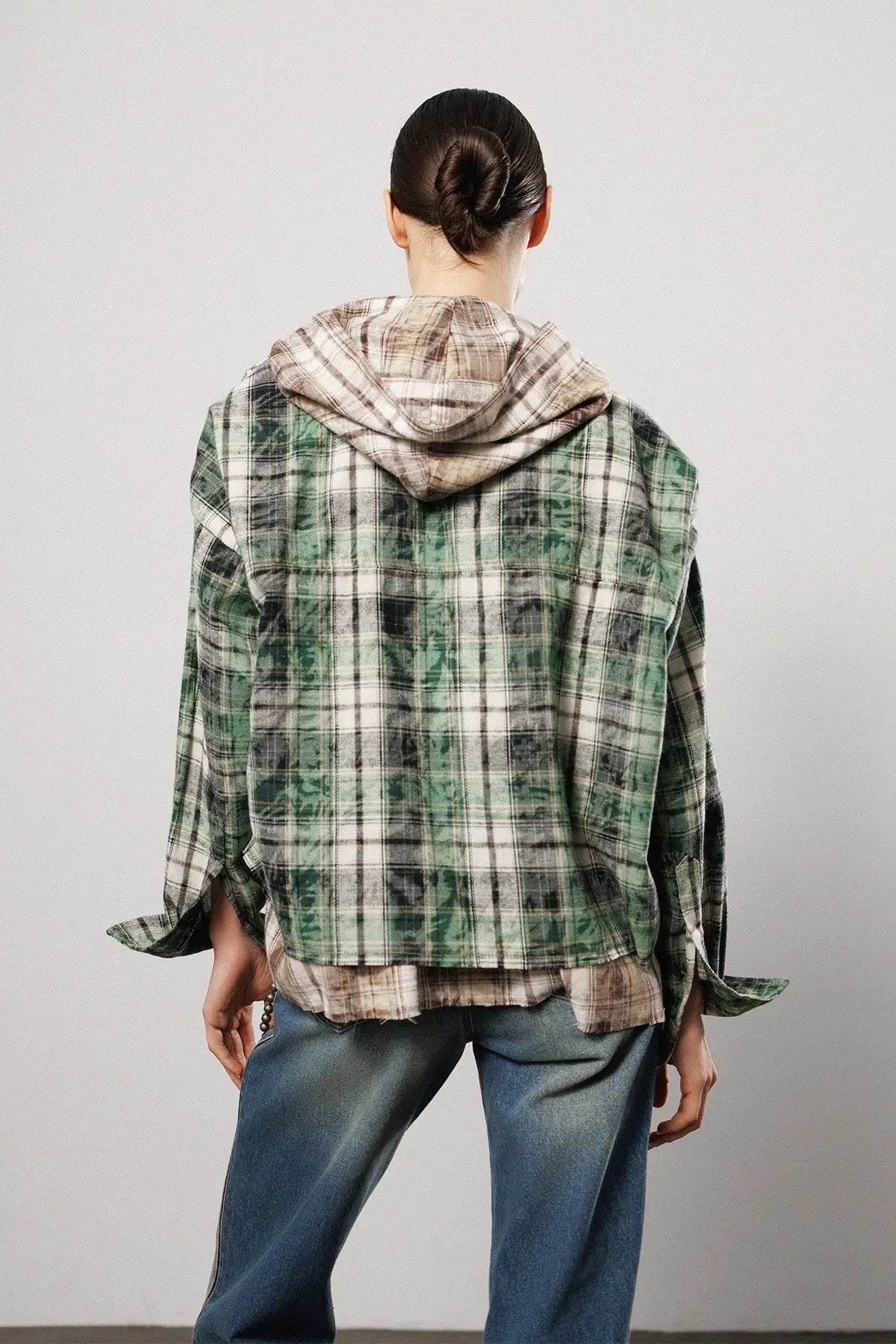 "Stay weird" Hooded Layer Shirt