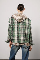 "Stay weird" Hooded Layer Shirt