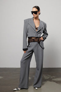 "Denial" Suspender Straps Trousers