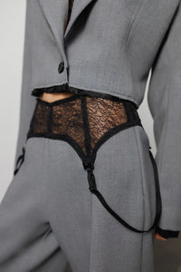 "Denial" Suspender Straps Trousers