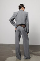 "Denial" Suspender Straps Trousers