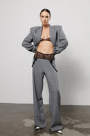 "Denial" Suspender Straps Trousers