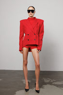 "Dnd" Rounded Oversized Blazer