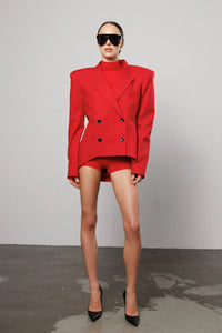 "Dnd" Rounded Oversized Blazer