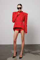 "Dnd" Rounded Oversized Blazer