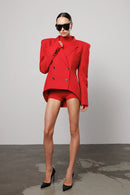 "Dnd" Rounded Oversized Blazer