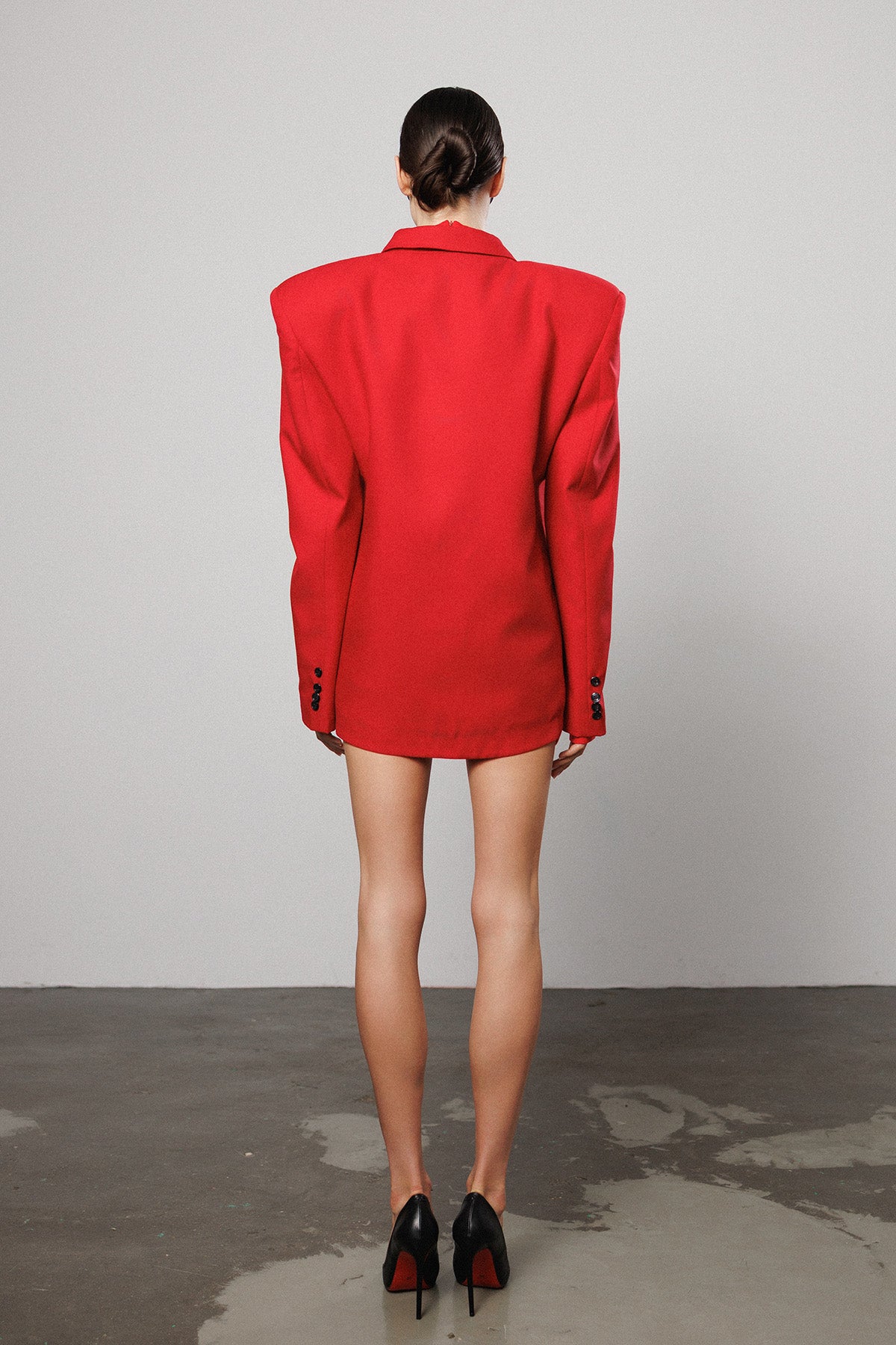 "Dnd" Rounded Oversized Blazer