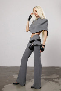 "Healing era" Skirt Trousers
