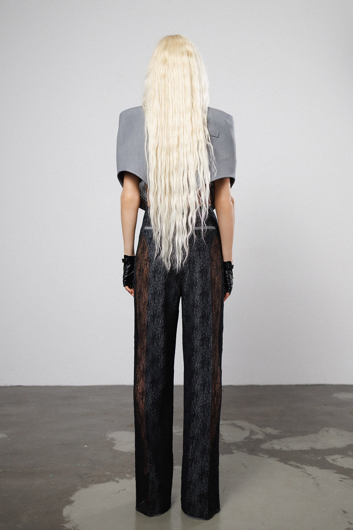 "Unbothered" Lace Trousers