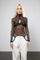 "Lost feelings" Lace Blouse