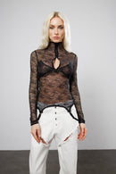 "Lost feelings" Lace Blouse
