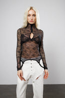 "Lost feelings" Lace Blouse