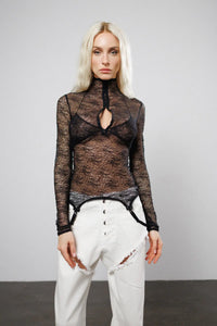"Lost feelings" Lace Blouse