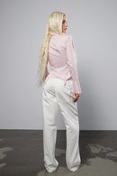 "Soft reset" Garters Shirt with Tie
