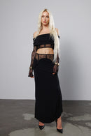 "Feel more" Suspender Straps Skirt