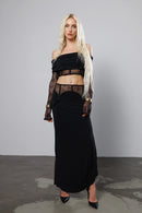 "Feel more" Off-shoulders Top