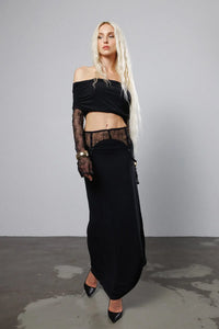 "Feel more" Suspender Straps Skirt