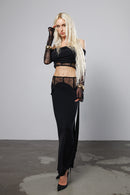 "Feel more" Suspender Straps Skirt