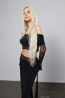 "Feel more" Suspender Straps Skirt