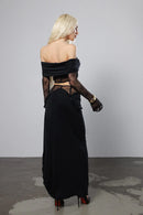"Feel more" Off-shoulders Top