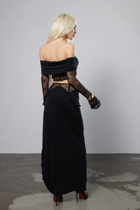 "Feel more" Off-shoulders Top