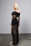 Rochie Maxi din Dantelă "Typing"