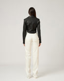 "Negroni" White Denim Pants